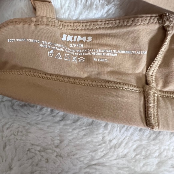 Skims Women's Fits Everybody Triangle Bralette Clay Tan BR-TRI-2024 Small NWT - Picture 8 of 9